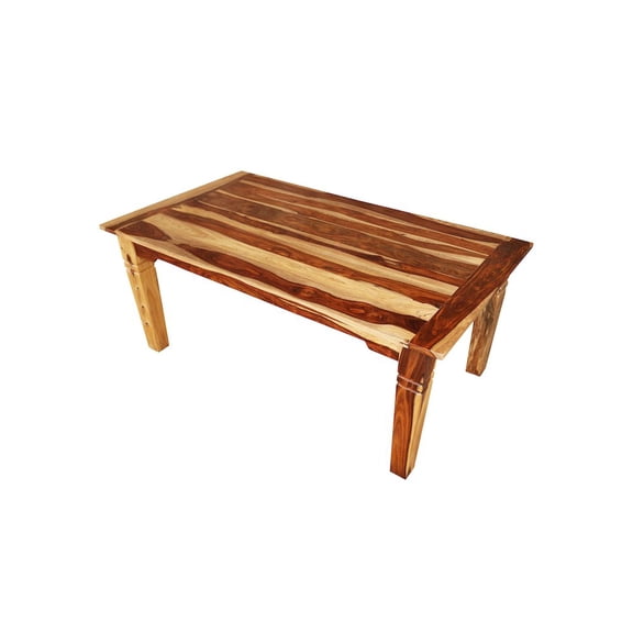 Porter Designs Taos Solid Sheesham Wood 72" Rectangular Dining Table, Natural