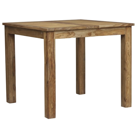 Porter Designs Urban Solid Wood 42"-60" Butterfly Counter Table in Natural