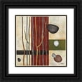 thumbnail image 1 of Porter, Glenys 20x20 Black Ornate Wood Framed with Double Matting Museum Art Print Titled - Sticks and Stones V, 1 of 4