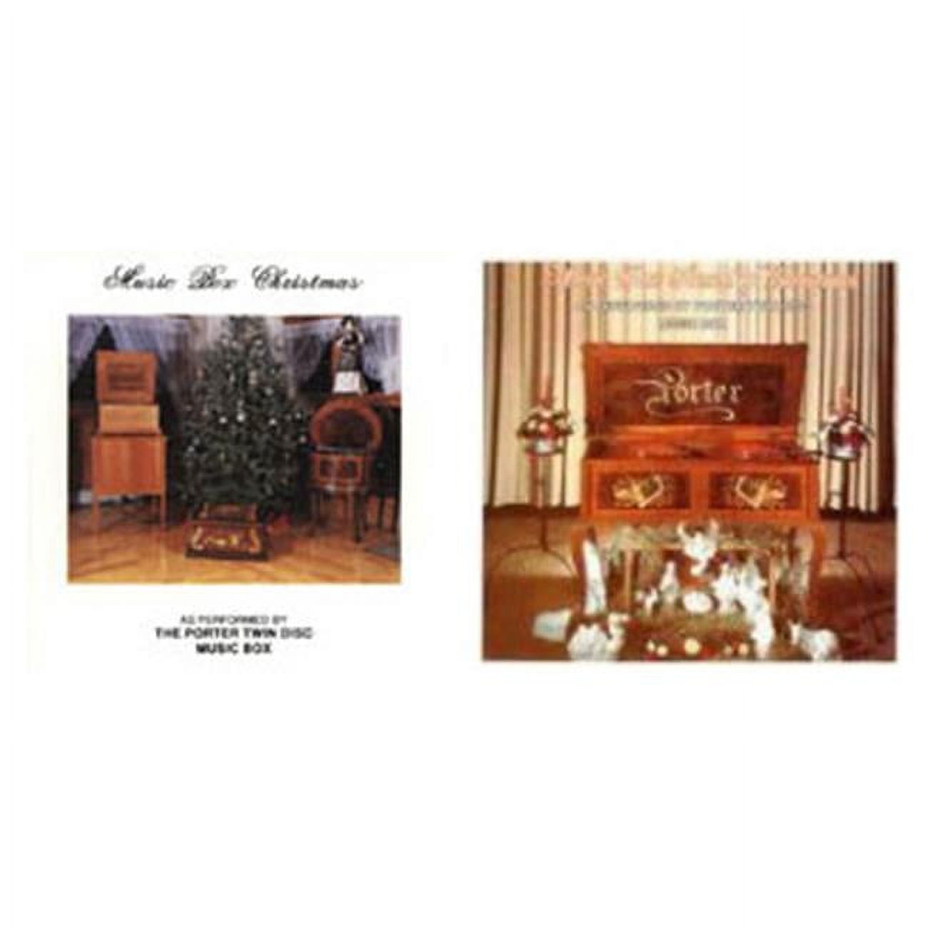 Porter Music Box 1819 Sounds of Christmas Music CD Set of 2