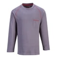 thumbnail image 1 of Portewst FR01 Mens Bizflame Flame Resistant Crew Neck Work Sweatshirt Gray, 6X-Large, 1 of 2