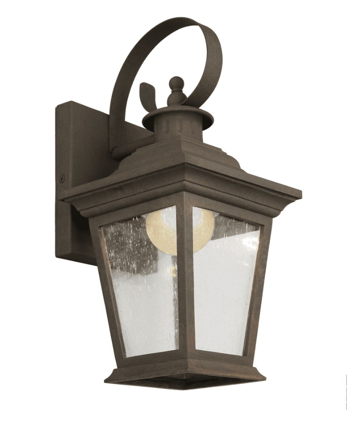 Portfolio 13-in H Rust Dark Sky LED Outdoor Wall Light ENERGY STAR - New -  Walmart.com, image size:1380x1688