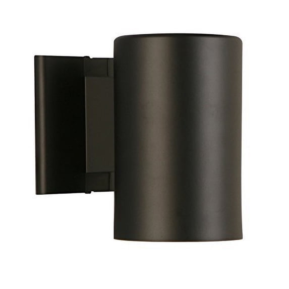 Portfolio 7-in H Matte Black Dark Sky Outdoor Wall Light