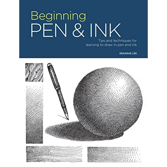 Pre-Owned Portfolio: Beginning Pen & Ink: Tips and Techniques for Learning to Draw in Pen and Ink (Paperback) 1633225771 9781633225770
