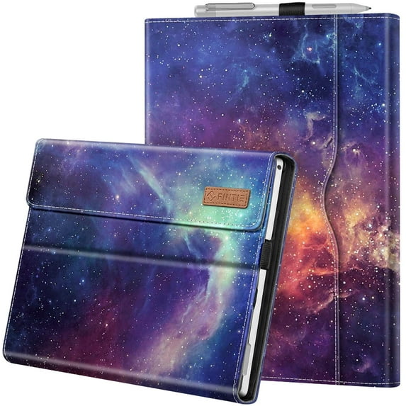 Portfolio Case for 12.3 Inch Microsoft Surface Pro 7 Plus, Surface Pro 7, Surface Pro 6, Pro 5, Pro 4, Pro 3, Business Cover with Pocket