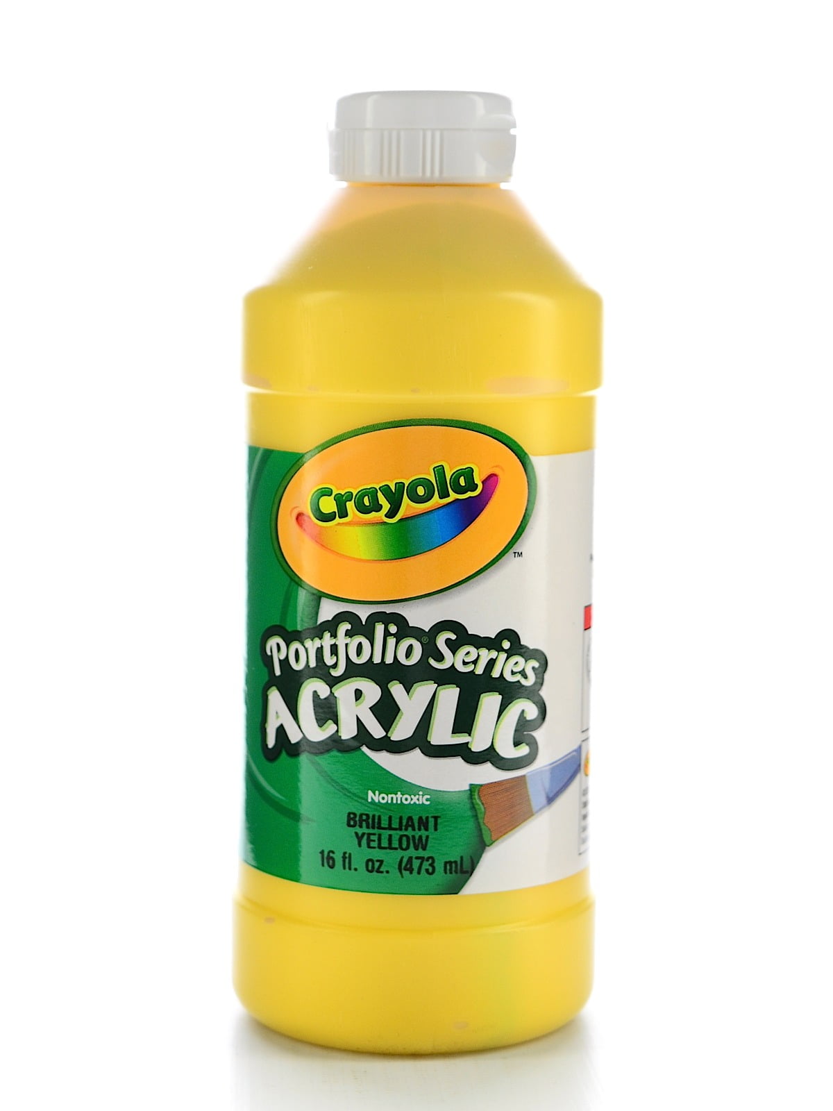 Crayola Portfolio Series Acrylic Paint Bronze Yellow, 16 Oz