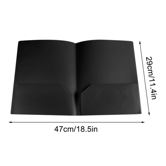 Portfolios, Duotangs and Report Covers Plastic Folders with Pockets Heavy Duty Pocket Folders Letter Size File Folders for Documents Office School