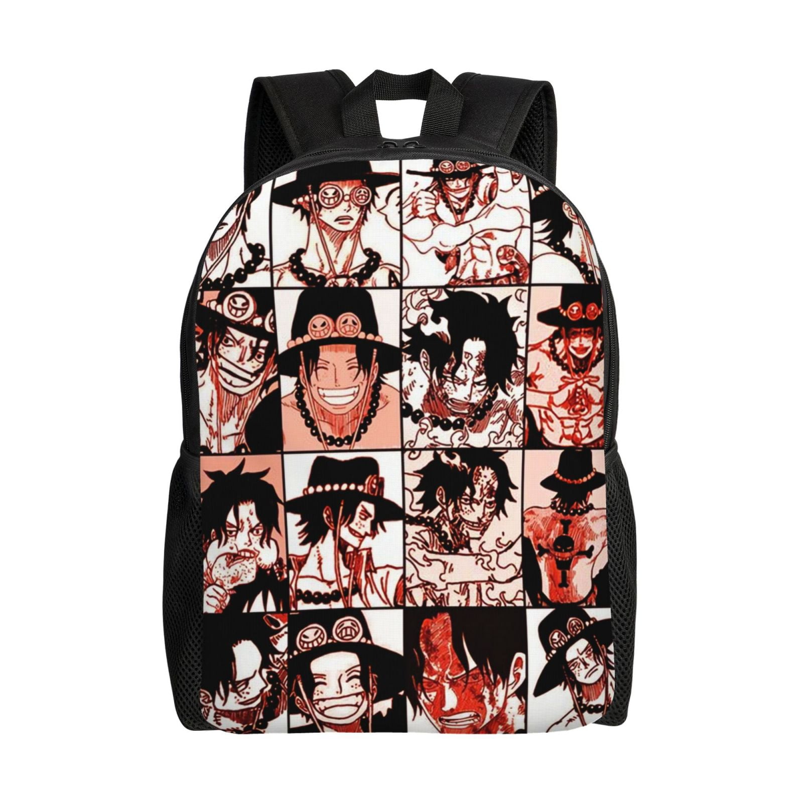 Portgas·D· Ace Anime Backpack Cartoon Travel Bags 3D Printed Casual ...