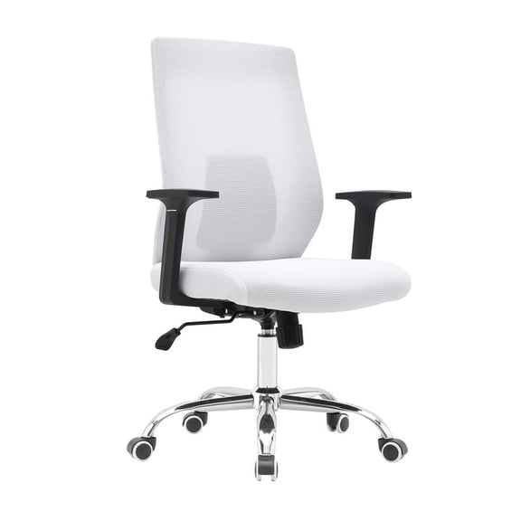 Porthos Home Gabby Mesh Ergonomic Office Chair with Chrome Roller Base