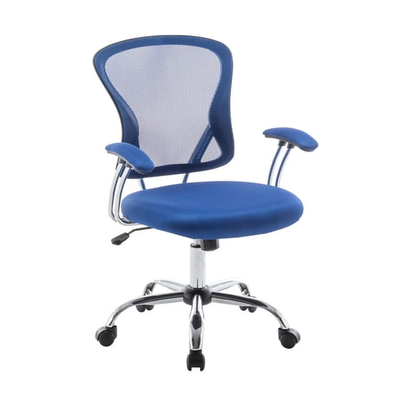 Porthos Home Guin Mesh Ergonomic Office Chair with Chrome Roller Base