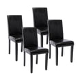 thumbnail image 1 of Porthos Home Nate PU Leather Upholstered Dining Chairs with Rubberwood Legs (Set of 4), 1 of 6
