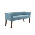 thumbnail image 1 of Porthos Home Nevis Fabric Upholstered Bench with Rubberwood Legs, 1 of 5