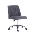 thumbnail image 1 of Porthos Home Nisa Fabric Armless Office Chair with Chrome Base, 1 of 6