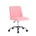thumbnail image 1 of Porthos Home Nisa Fabric Armless Office Chair with Chrome Base, 1 of 6