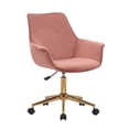 thumbnail image 1 of Porthos Home Office Chairs, Amazing Elegant Style, Office Chair with Arms, 360 Degree Swivel, Height Adjustable, Deluxe Modern Office Seating, 33-38 x 26 x 25 Inch, 1 of 6