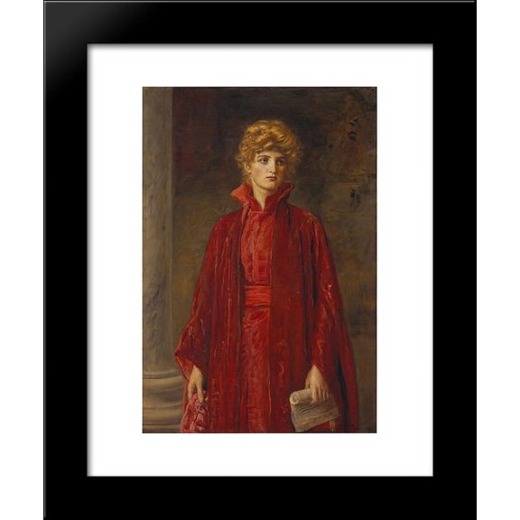 Portia 20x24 Framed Art Print by Millais, John Everett