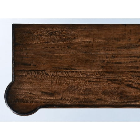 Portico Console Table with Swedish Moss Detailing