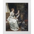 thumbnail image 1 of Portielje, Jon Frederick Pieter 15x18 White Modern Wood Framed Museum Art Print Titled - Morning Room, 1 of 4