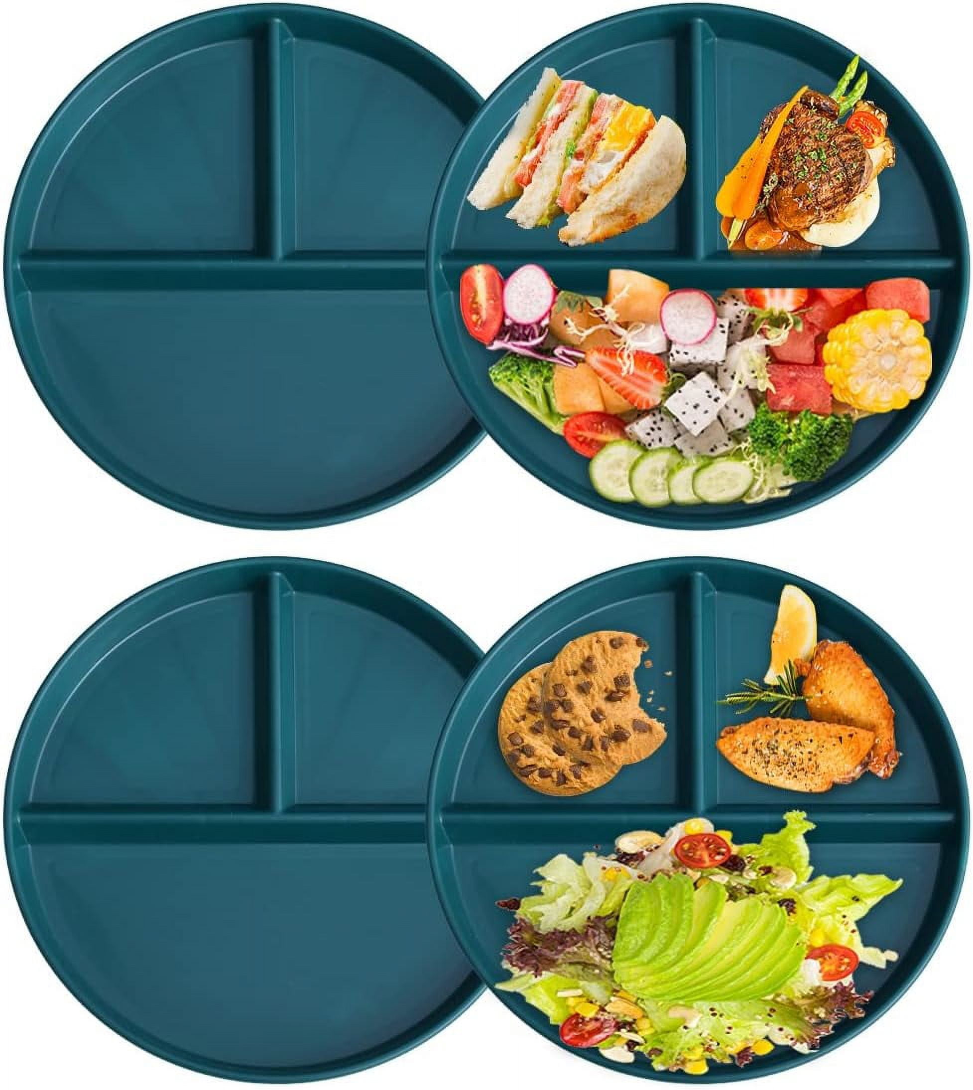 Portion Control Plate For Adults Weight Loss, Round Bariatric Portion