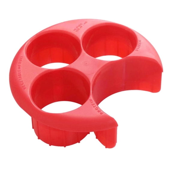 Portion Control Plate, Portable Meal Measure Control Portion Plates for Weight Loss,Compartment Divided Plates Bariatric Plate