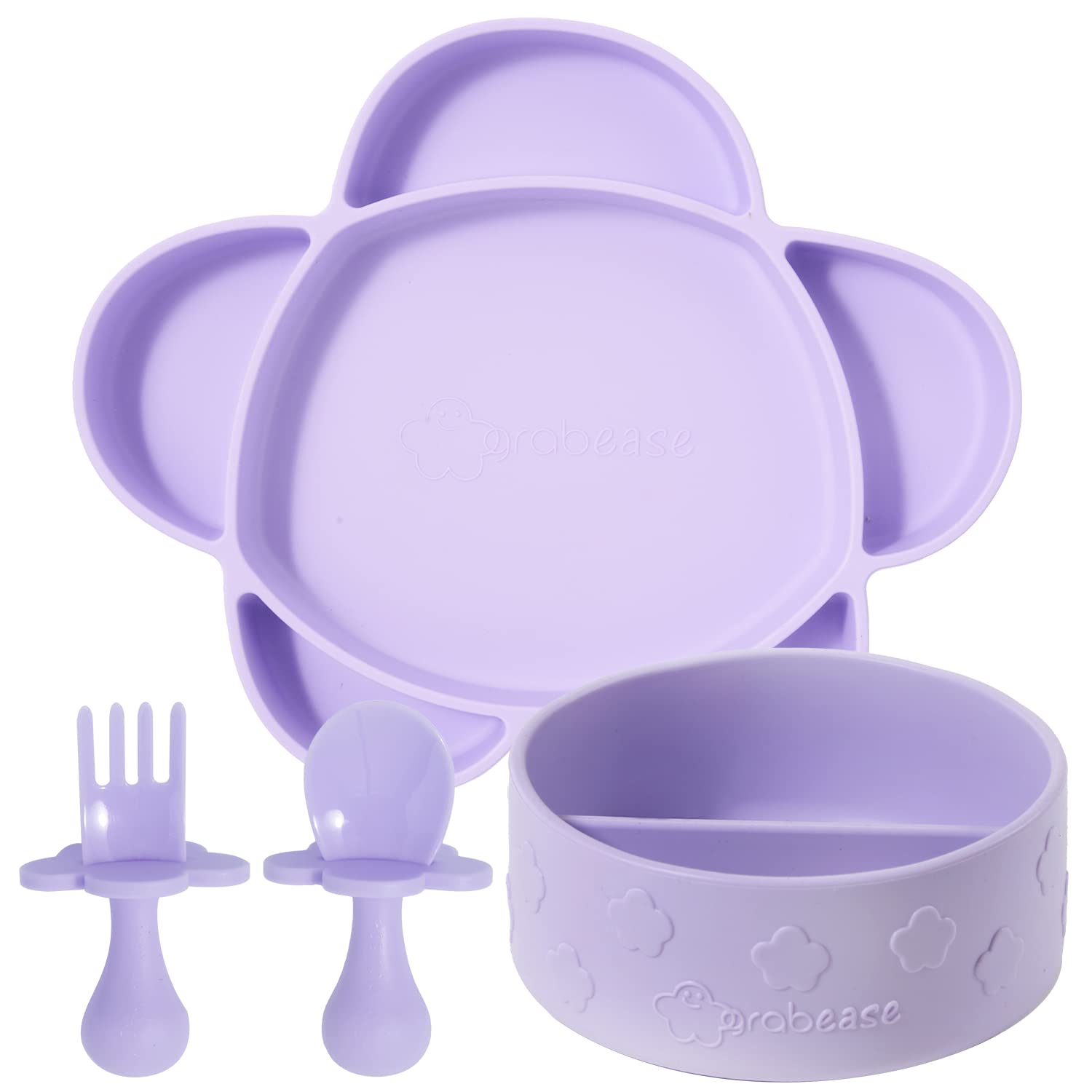Portion Control Plate Silicone Suction Plates for BabyLed Weaning