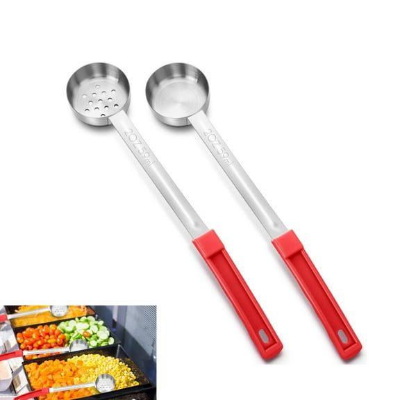 Portion Control Utensils,HXRH Stainless Steel Portion Control Serving Spoons,2oz Durable Proportion Management Utensils for Cooking,Dieting,2pack