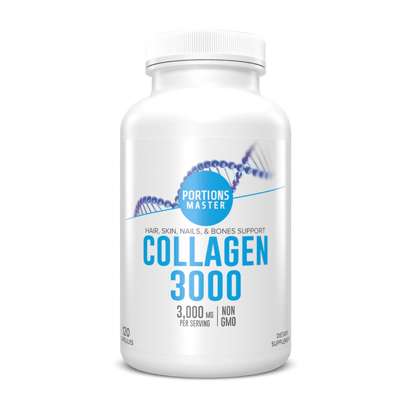 Portions Master Collagen 3000 - Supports Hair, Nails, & Bones