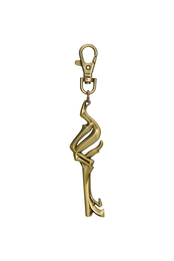 Portkey Keychain from Harry Potter Hogwarts Legacy film collectable keychain in Gold by Noble Collection