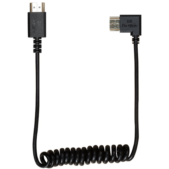 Portkeys Copper Core Coiled HDMI Cable (0.3m+1m)