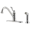 thumbnail image 1 of Portland 1-Handle Kitchen Faucet with Side Spray in Polished Chrome, 1 of 2