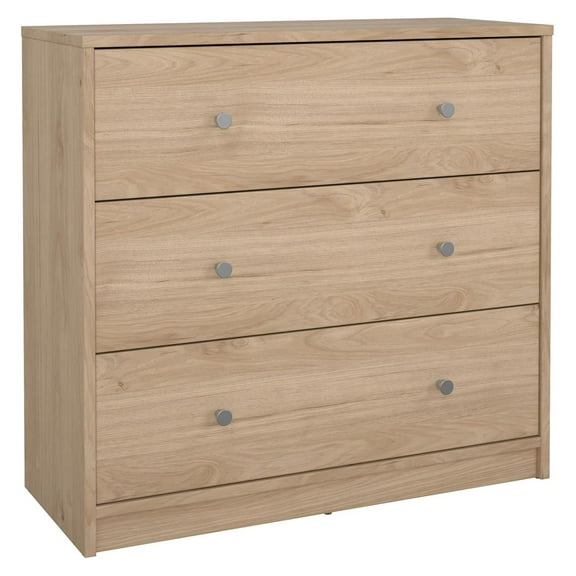 Portland 3 Drawer Chest, Jackson Hickory