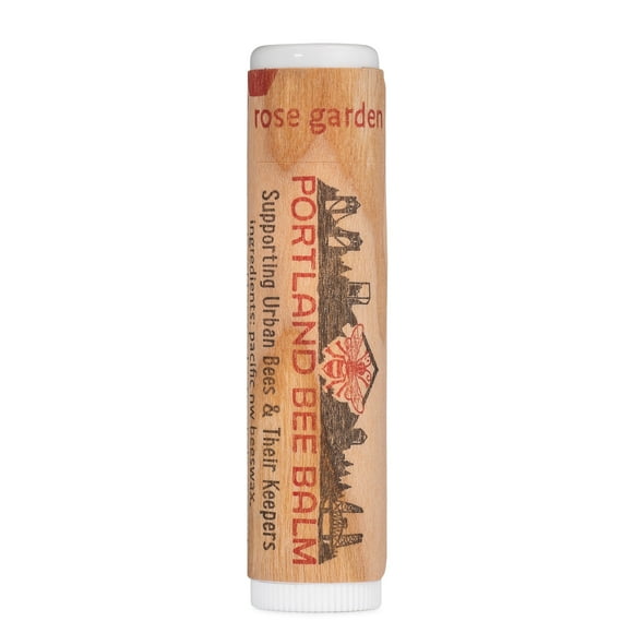 Portland Bee Balm All Natural Handmade Beeswax Based Lip Balm, Rose Garden Bulk 1 Count