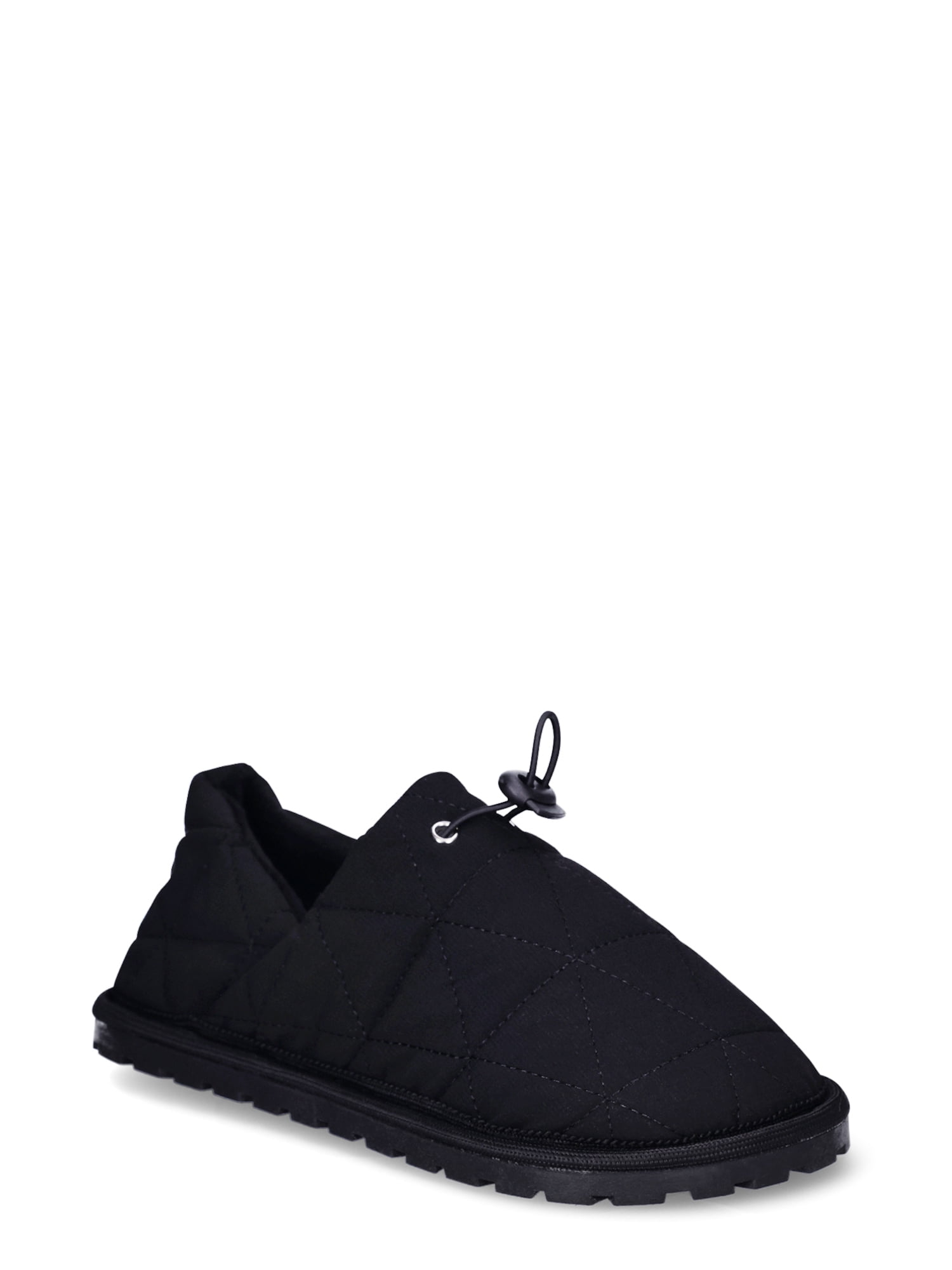 Amazon.com | FamilyFairy Men's Memory Foam House Slippers Warm Slip-On  Bedroom Shoes Black, Size 7-8 | Slippers