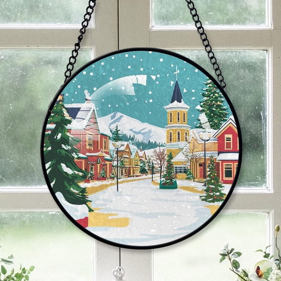 Portland City Oregon, Personalized Ornaments for Portland Ornaments 2025, Portland Gift, Stained Glass Suncatcher Birthday Gift for Traveler ypyvWl