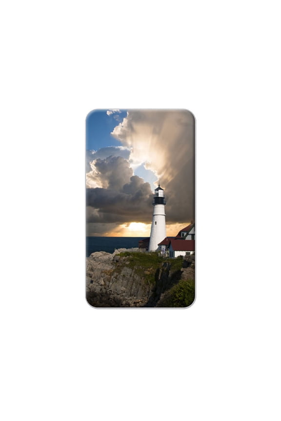 Portland Head Lighthouse Maine Sun Rays Lapel Hat Pin Tie Tack