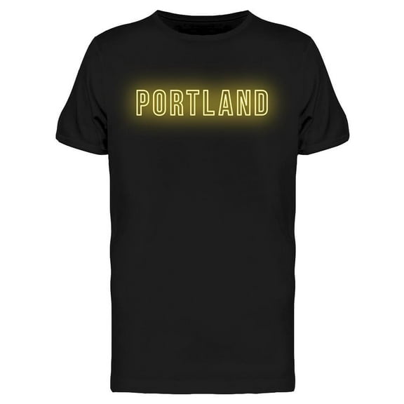 Portland Inscription T-Shirt Men -Image by Shutterstock, Male Large