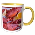 thumbnail image 1 of 3drose, Portland, Maine, Lobster Dinner at Regional Seafood Restaurant, 11oz Two-tone Yellow Mug, 1 of 6