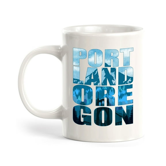 Portland, Oregon 11oz Ceramic Coffee Mug | American Cities Coffee Cups