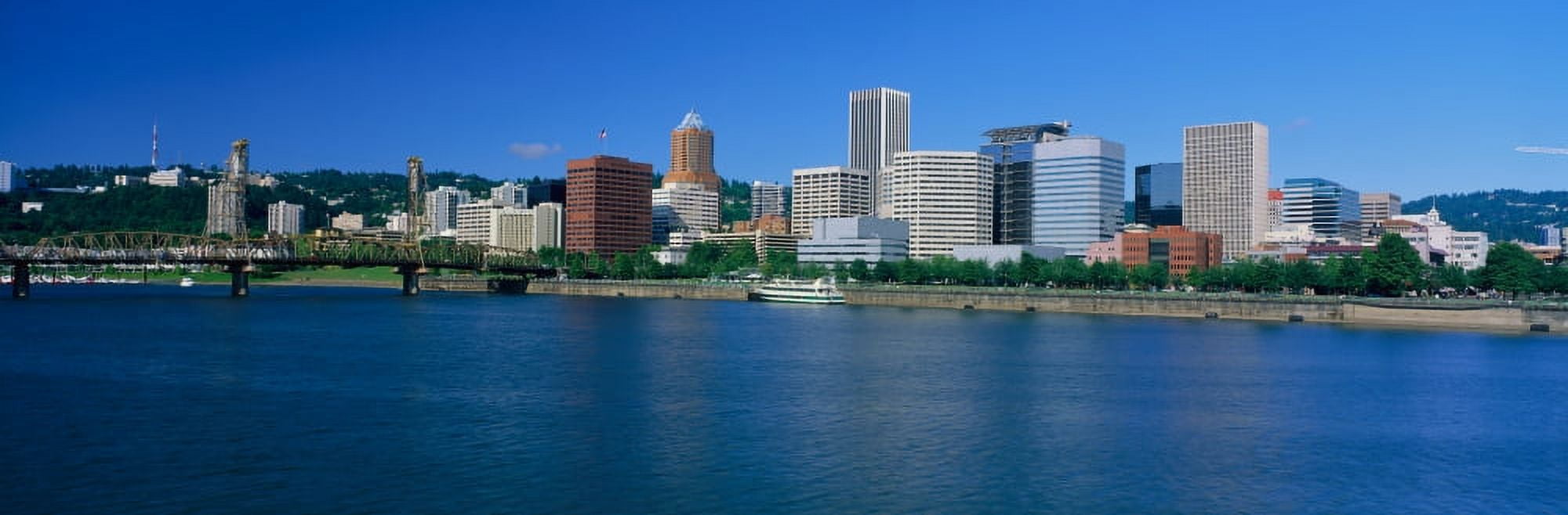 Portland Oregon Canvas Art - Panoramic Images (27 x 9)