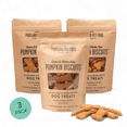 thumbnail image 1 of Portland Pet Food Company Pumpkin Dog Treats Healthy Biscuits for Small Medium & Large Dogs - Grain-Free, Human-Grade, All Natural Cookies, Snacks & Training Treats - Made in The USA - 3 Pack (5 oz), 1 of 7