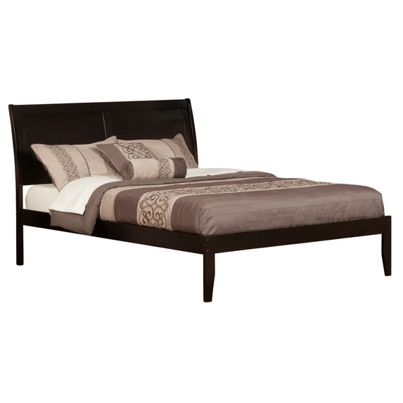 Portland Platform Bed with Open Foot Board, Multiple Colors, Multiple Sizes