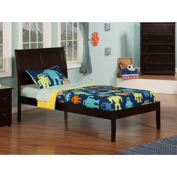 Portland Platform Bed with Open Foot Board, Multiple Colors, Multiple Sizes