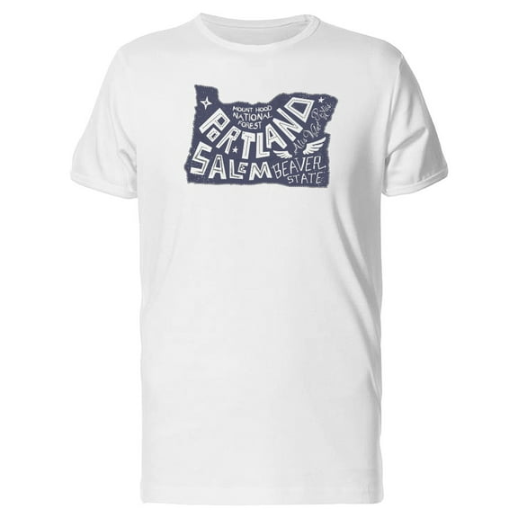 Portland Salem Beaver State T-Shirt Men -Image by Shutterstock, Male Large