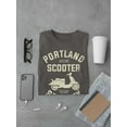 thumbnail image 1 of Portland Scooter Society T-shirt Color Men's -SelectDesign, 1 of 4