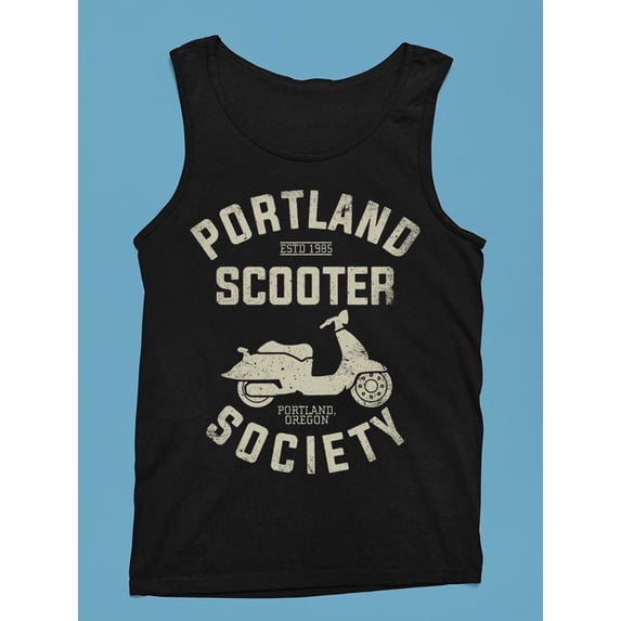 Portland Scooter Society Tank Top Men's -SelectDesign