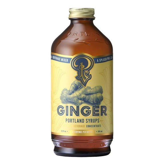 Portland Soda Works, Cocktail And Soda Syrup Ginger, 12 Ounce