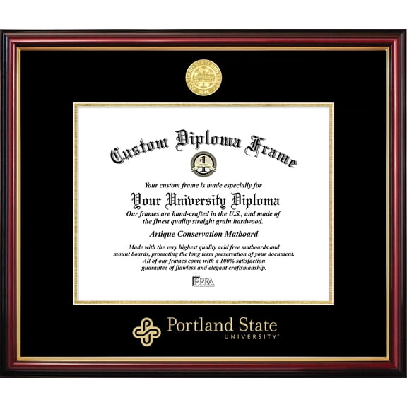 Portland State Petite Diploma Frame