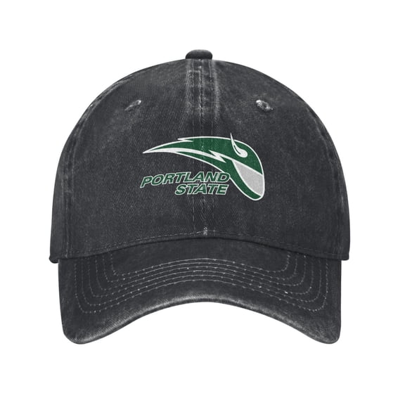 Portland State University Hat Adult Adjustable Classic Washed Casquette Cap Hat Baseball Cap