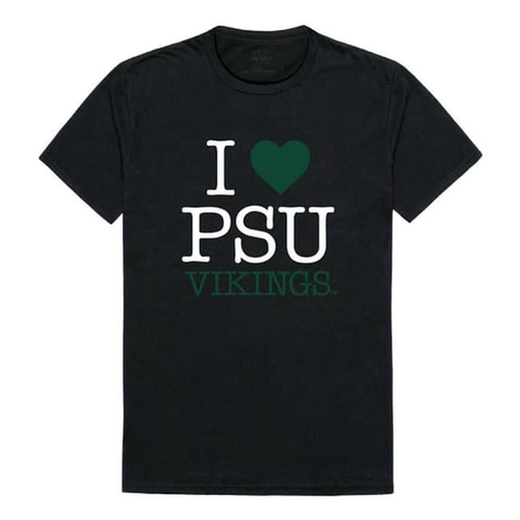 Portland State University I Love T-Shirt, Black - Small