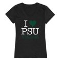 thumbnail image 1 of Portland State University I Love Women T-Shirt, Black - Extra Large, 1 of 1